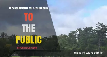 Is Congressional Golf Course Publicly Accessible? A Comprehensive Guide