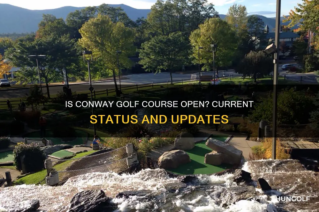 is conway golf course open