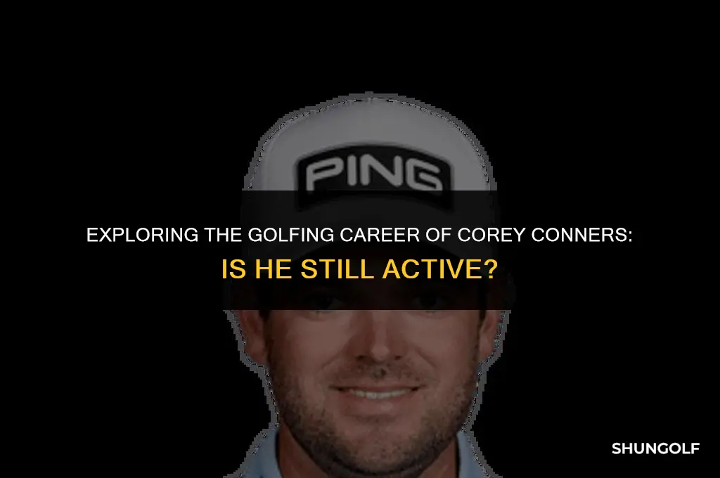 is corey conners a live golfer