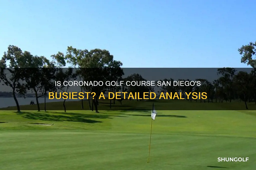 is coronado golf course the busiest