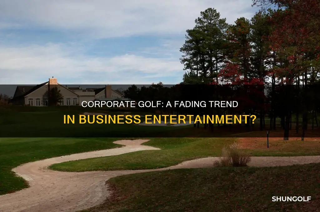 is corporate golf a declining form of corporate entertainment