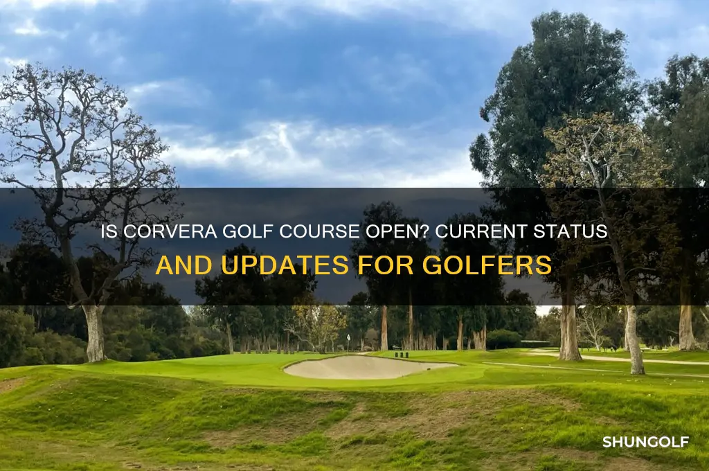 is corvera golf course open