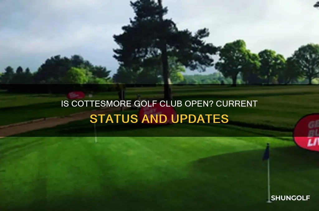 is cottesmore golf club open