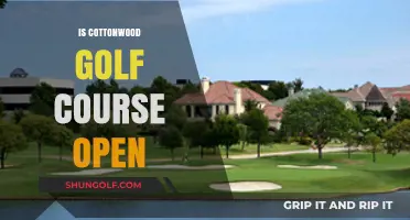 Is Cottonwood Golf Course Open? Current Status and Updates