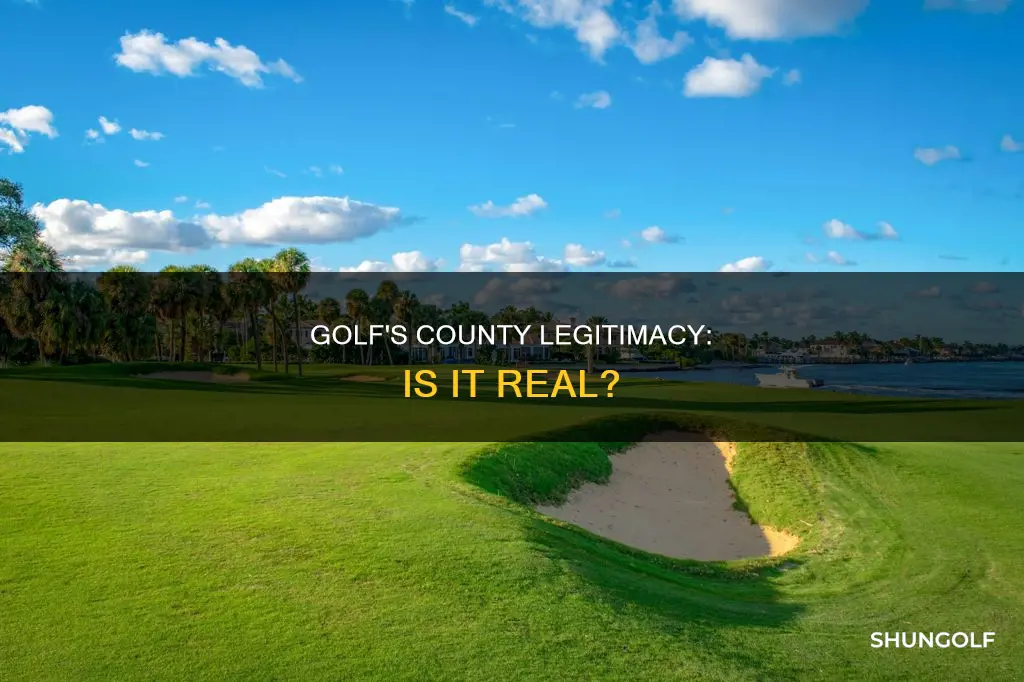 is county golf legit