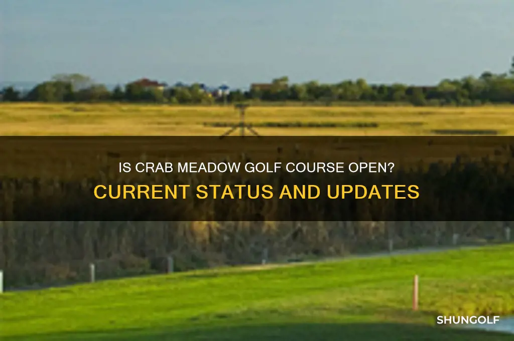 is crab meadow golf course open