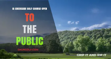 Is Creekside Golf Course Publicly Accessible? A Comprehensive Guide