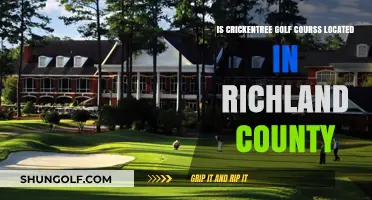 Is Crickentree Golf Course in Richland County? Location Explained
