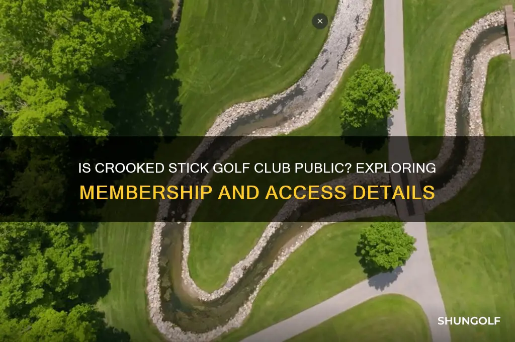 is crooked stick golf club public
