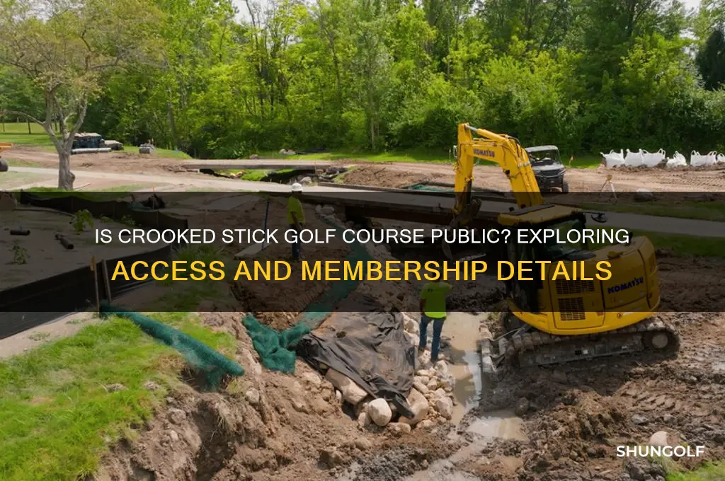 is crooked stick golf course public