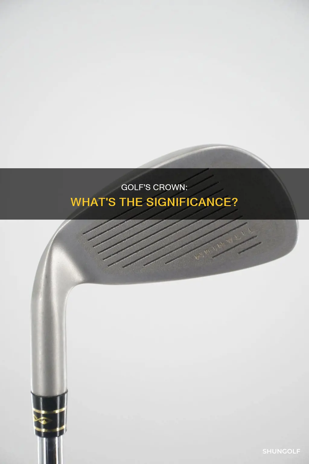 is crown a golf term
