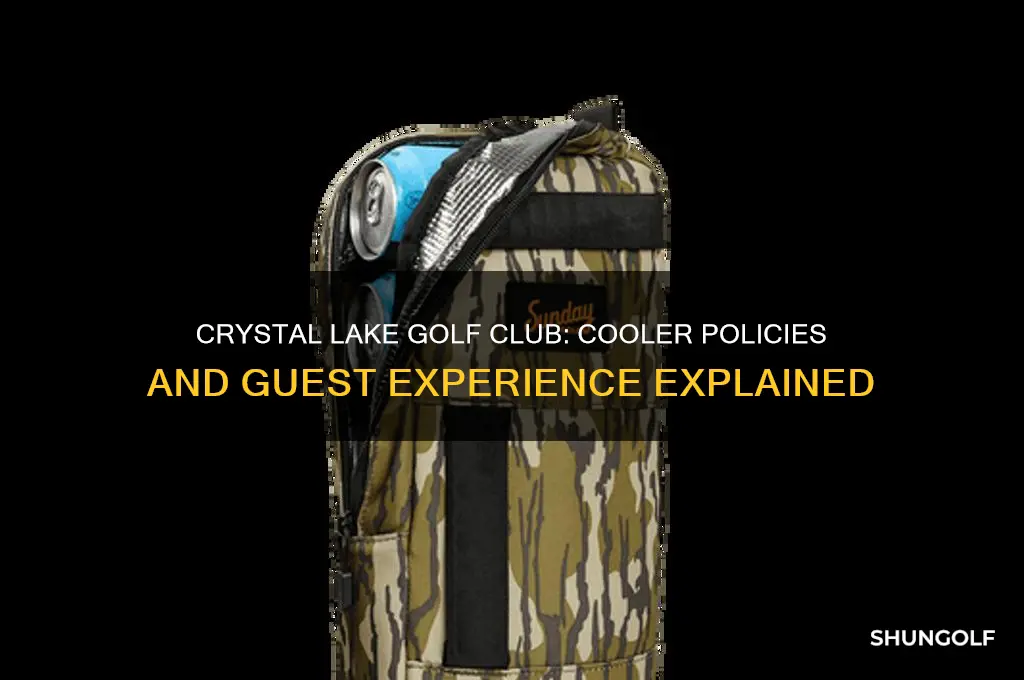 is crystal lake golf club cooler friendly
