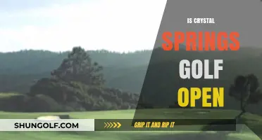 Is Crystal Springs Golf Open? Current Status and Updates for Golfers