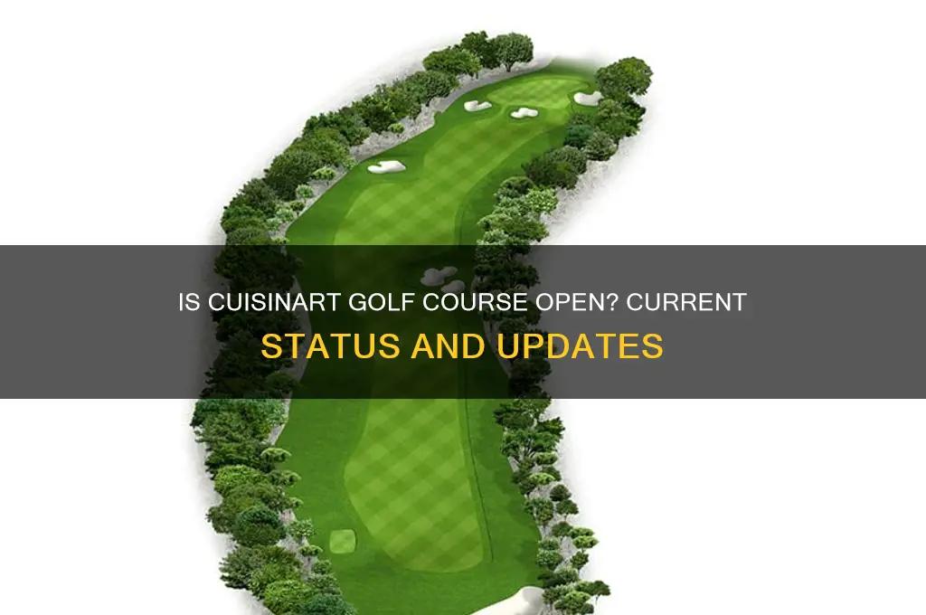 is cuisinart golf course open