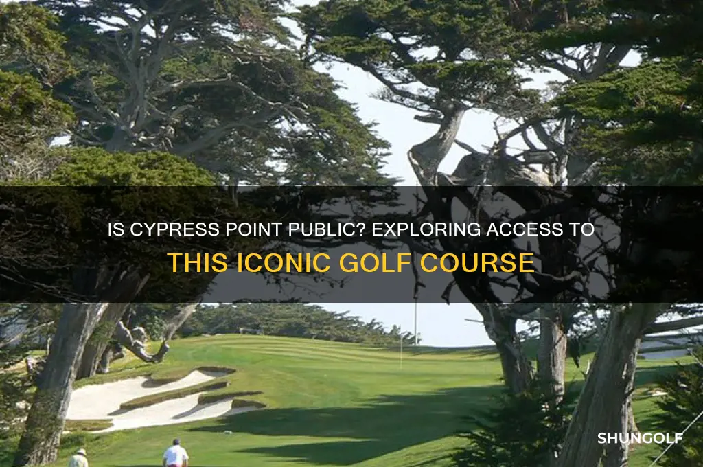 is cypress point a public golf course