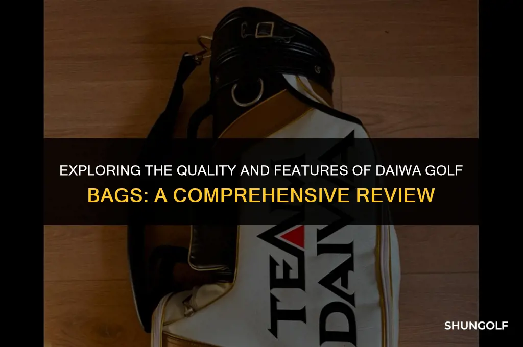 is daiwa a good golf bag