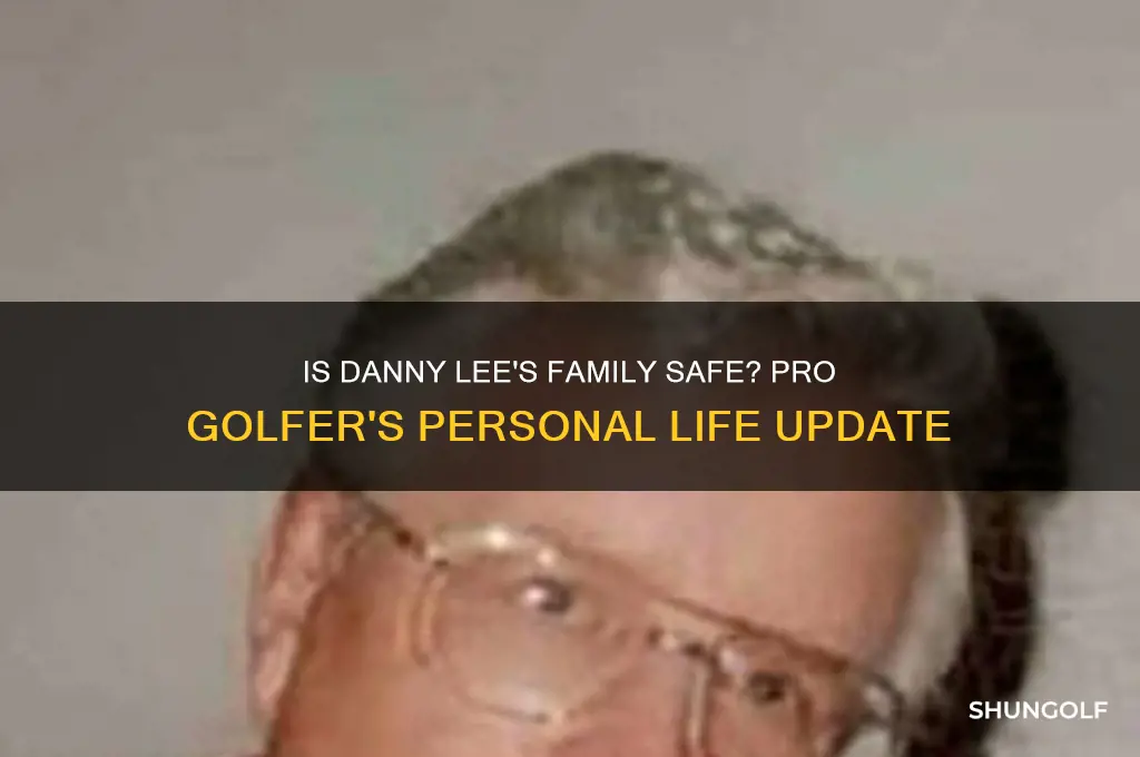 is danny lee the pro golfer family ok