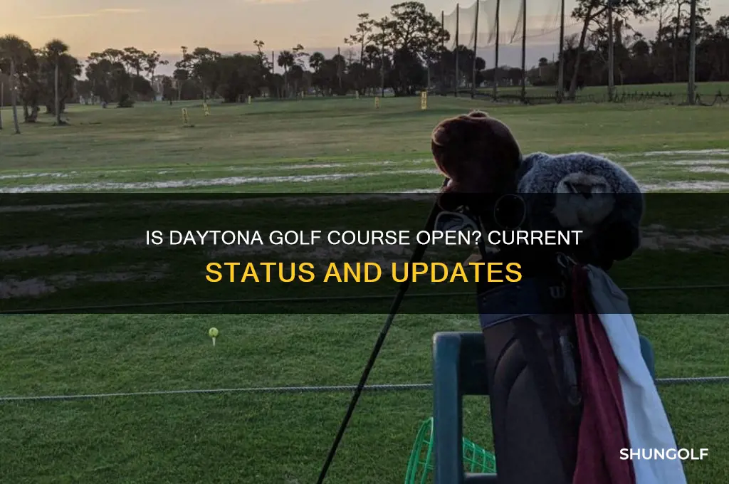 is daytona golf course open