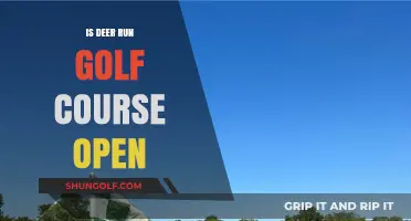 Is Deer Run Golf Course Open? Current Status and Updates