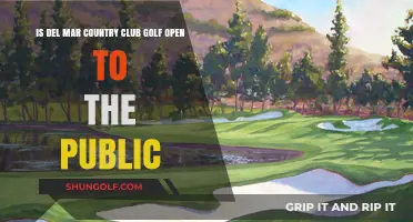 Is Del Mar Country Club Golf Publicly Accessible?