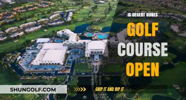 Is Desert Dunes Golf Course Open? Current Status and Updates