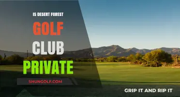 Is Desert Forest Golf Club Private? Unveiling Membership Details