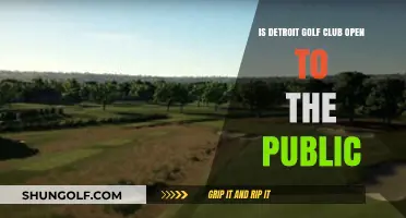 Is Detroit Golf Club Publicly Accessible? Membership and Visitor Policies Explained