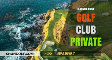 Is Devils Ridge Golf Club Private? Unveiling Membership Details