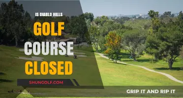 Is Diablo Hills Golf Course Closed? Current Status and Updates