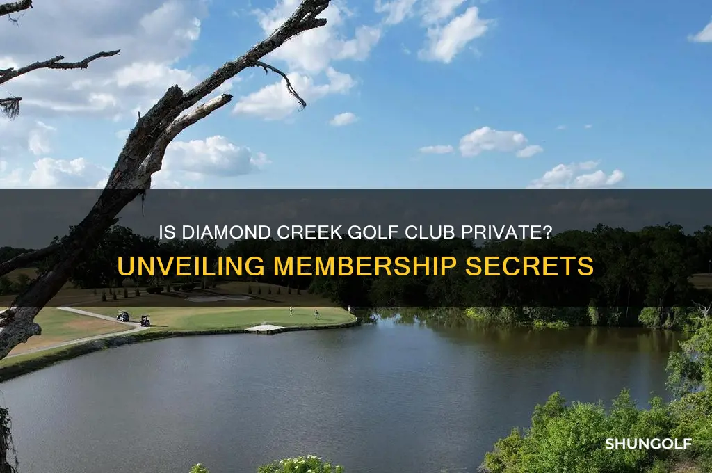 is diamond creek golf club private