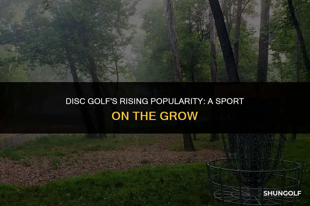 is disc golf a growing sport