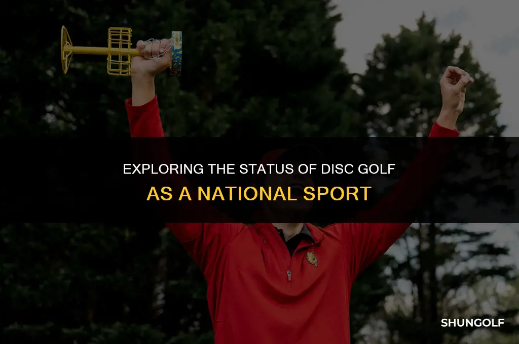 is disc golf a national sport