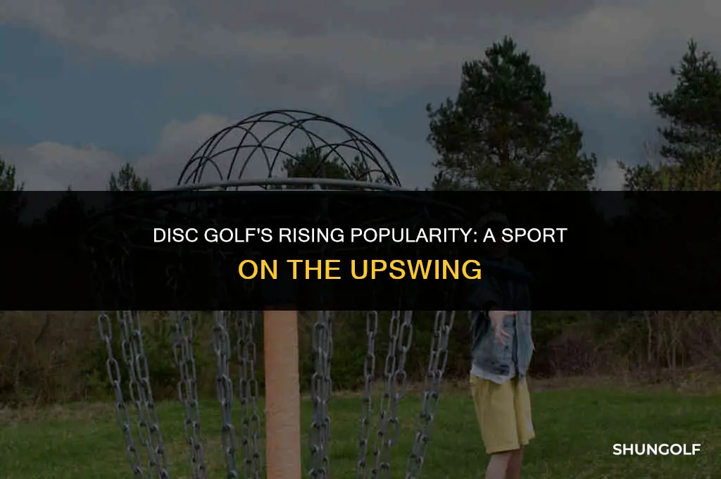 is disc golf becoming more popular