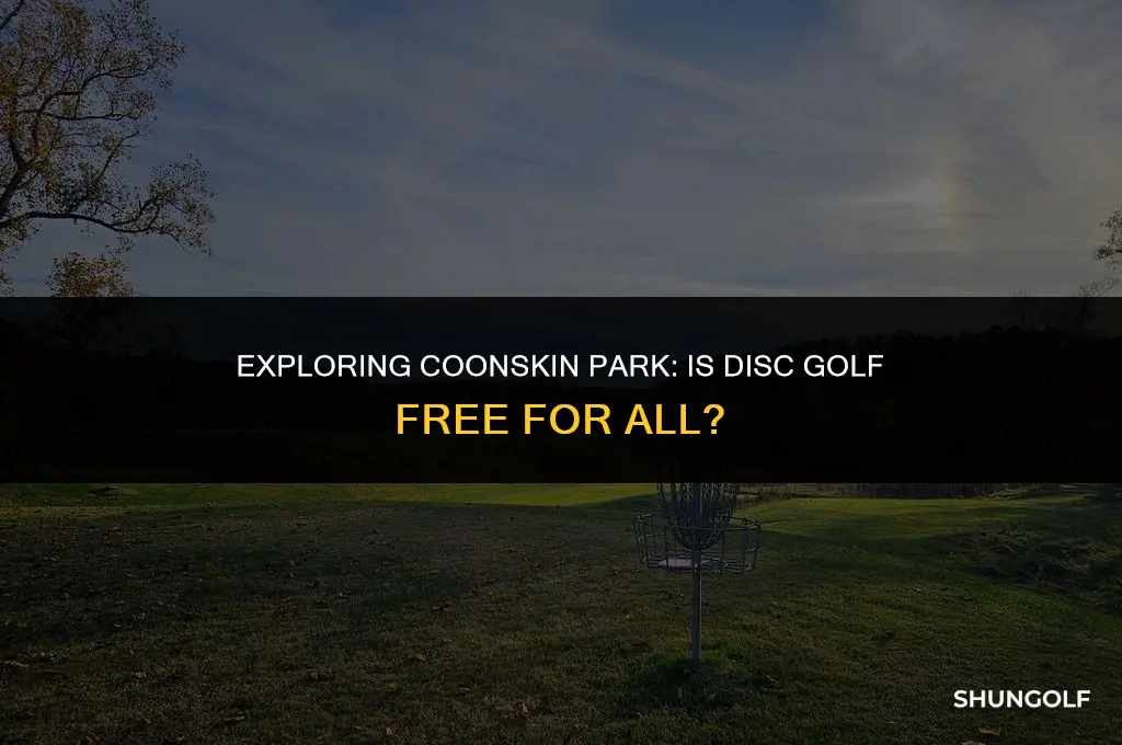 is disc golf free at coonskin park