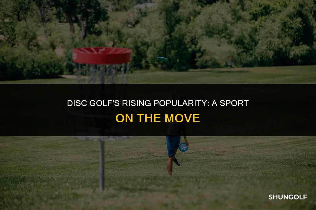 is disc golf populaarity growing