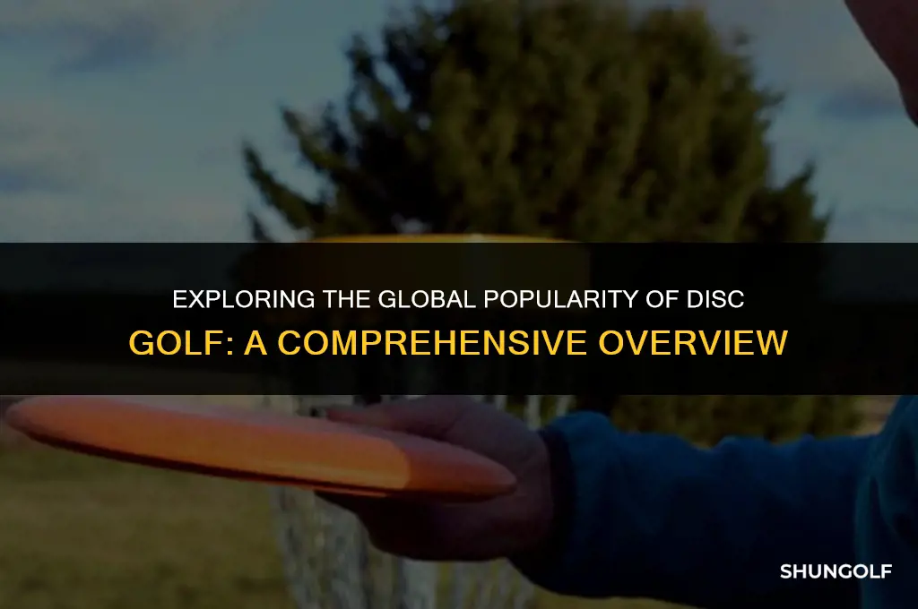 is disc golf popular world wide