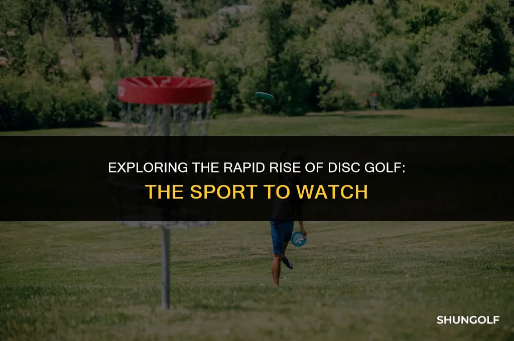 is disc golf the fastest growing sport