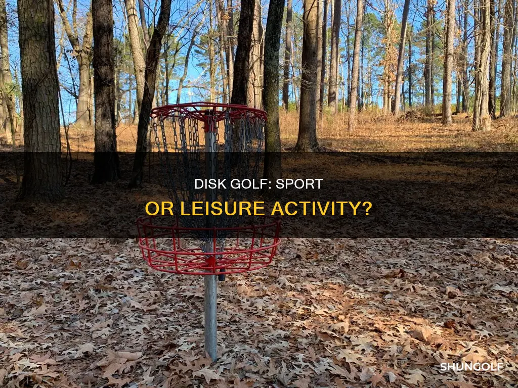 is disk golf a sport