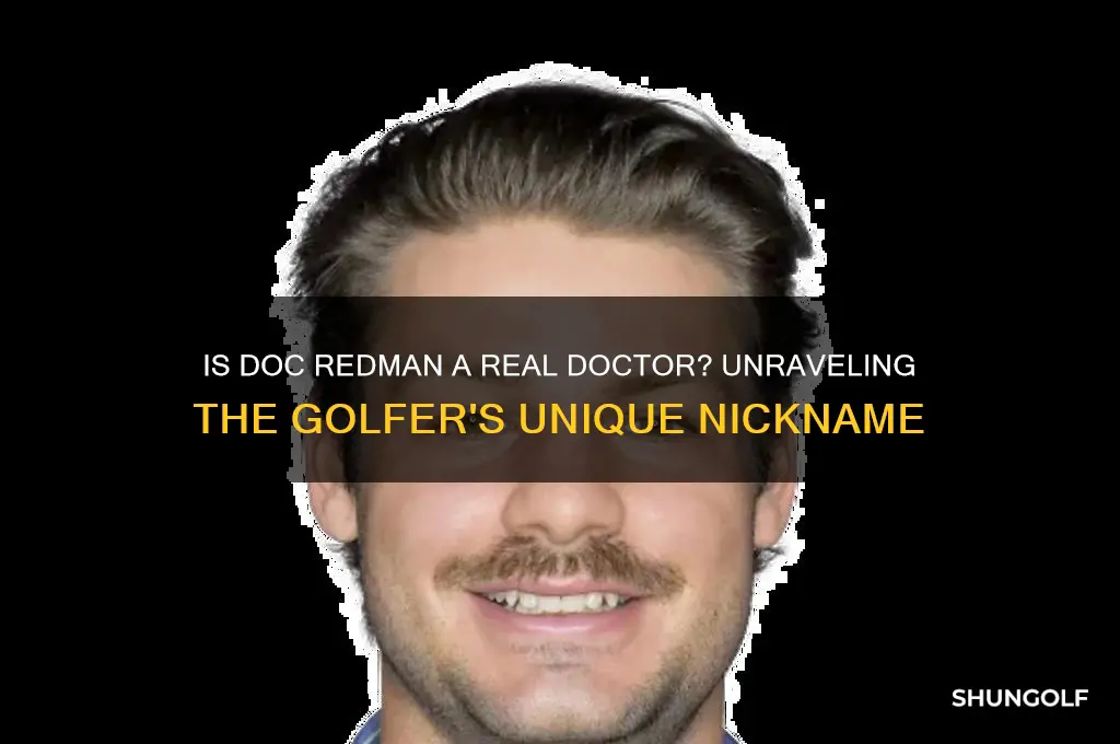 is doc redman the golfer a real doctor