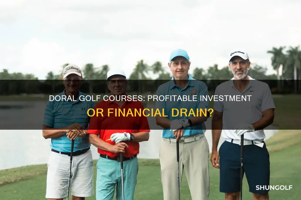 is doral golf courses in money