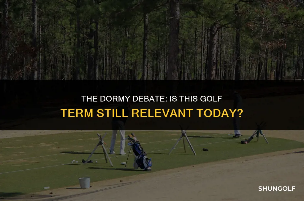 is dormy still used in golf
