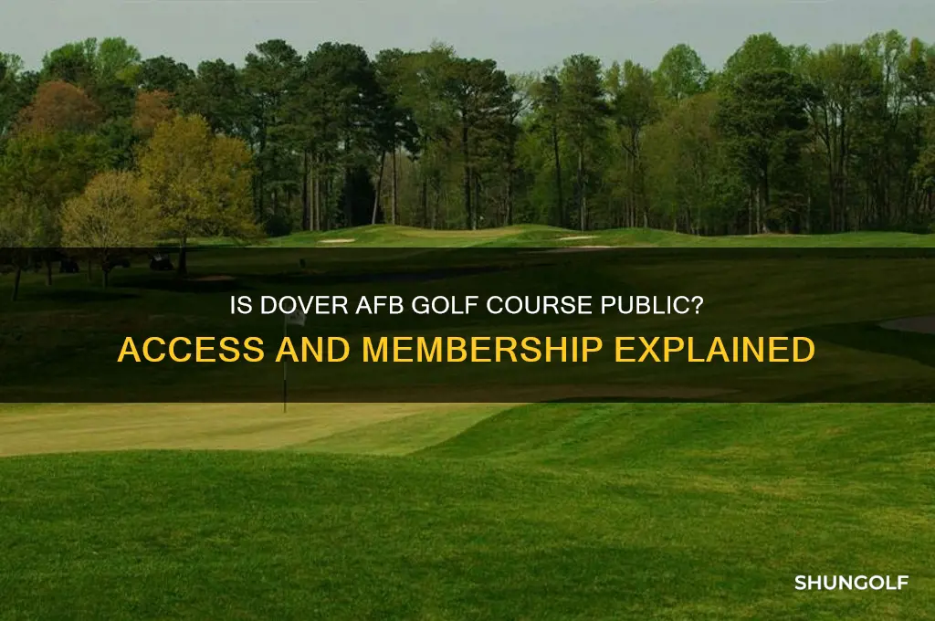 is dover afb golf course public