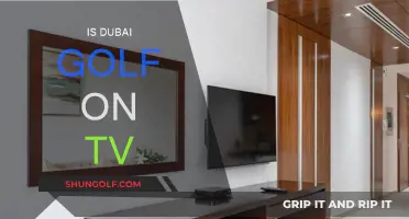 Dubai Golf: Where to Watch on TV