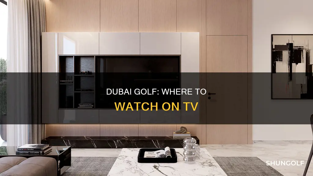 is dubai golf on tv