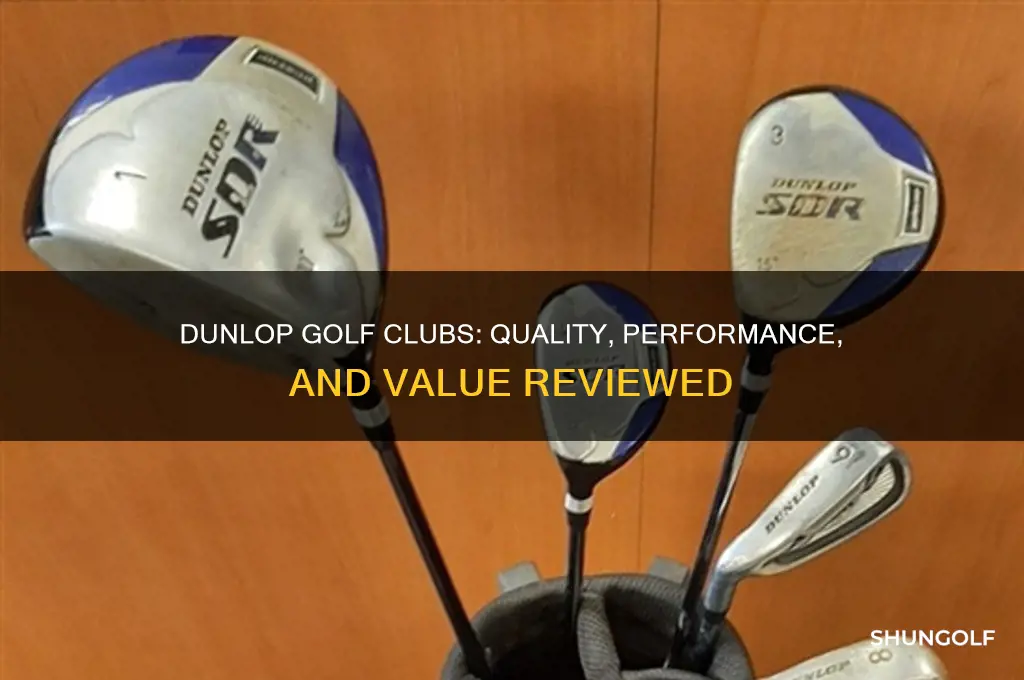 is dunlop a good brand for golf clubs