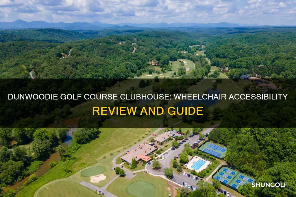 is dunwoodie golf course clubhouse wheelchair accessible