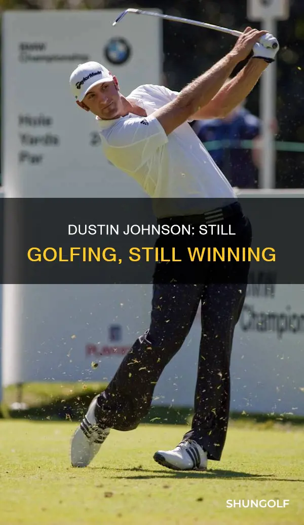 is dustin johnson still golfing