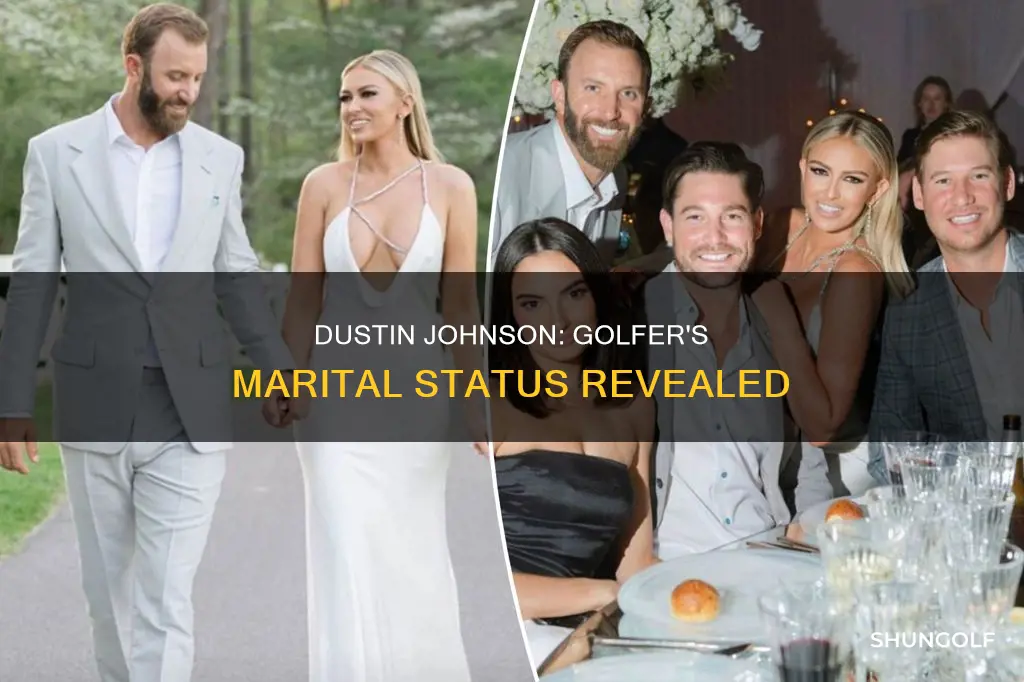is dustin johnson the golfer married