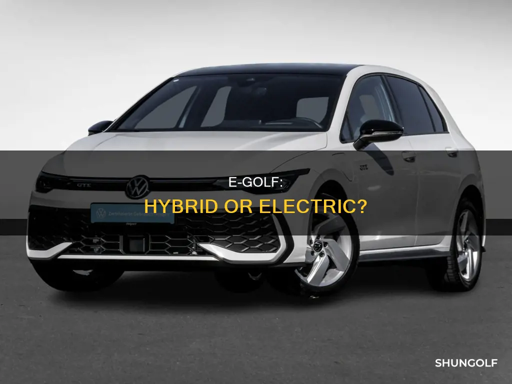 is e golf a hybrid