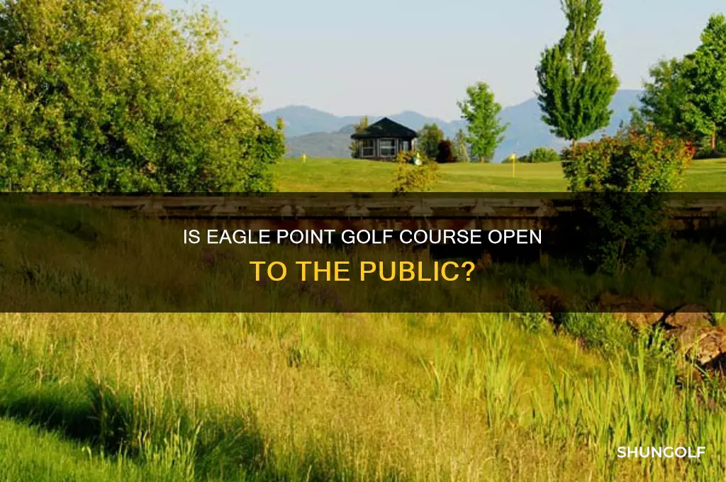 is eagle point golf open to public